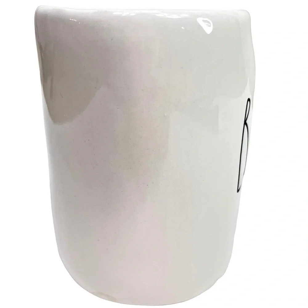 Rae Dunn “BEAUTY”‎ Mug Coffee Cup White & Black -189-